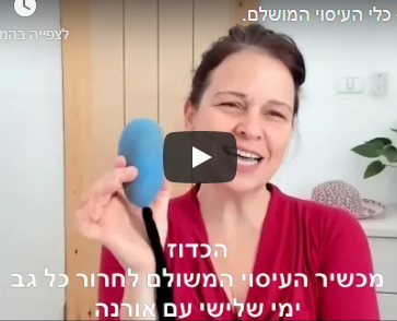 Read more about the article מכונת האמת לזיהוי מקור הכאבים שלך: הכדו”ז (כדור האורז) כלי העיסוי המושלם להכנה ביתית